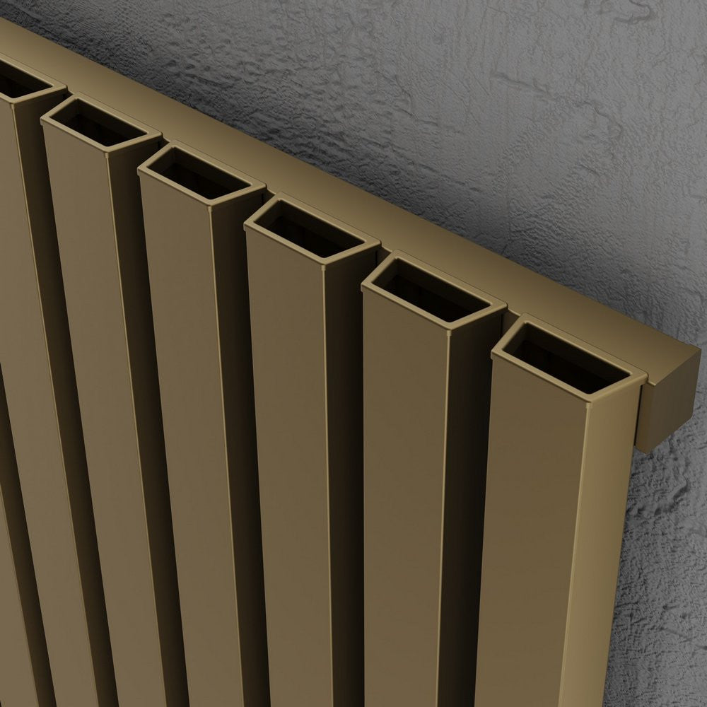 Hamilton 1775 x 463mm Bronze Vertical Single Panel Radiator