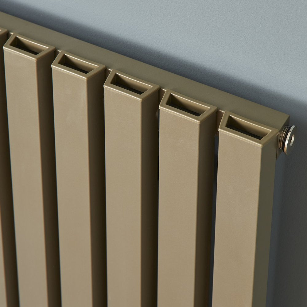 Hamilton 575 x 1407mm Bronze Horizontal Double Panel Radiator