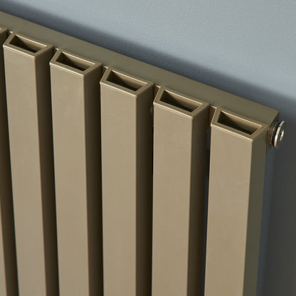 Hamilton 575 x 404mm Bronze Horizontal Double Panel Radiator