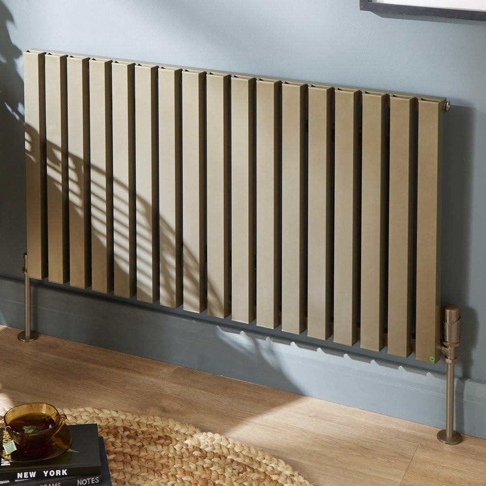 Hamilton 575 x 1407mm Bronze Horizontal Single Panel Radiator