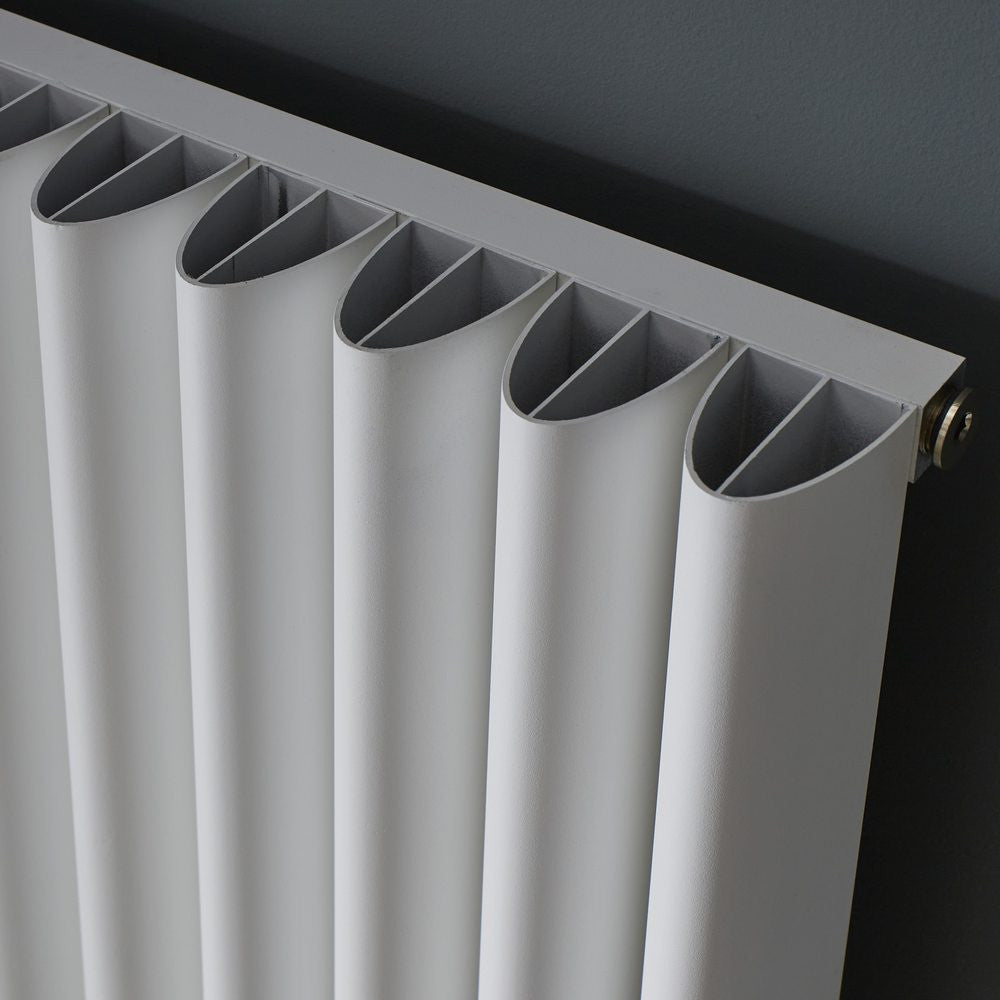 Toronto 1775 x 380mm White Vertical Aluminium Radiator