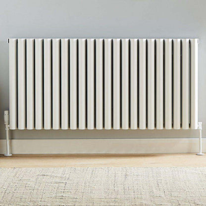 Toronto 575 x 1205mm White Horizontal Aluminium Radiator