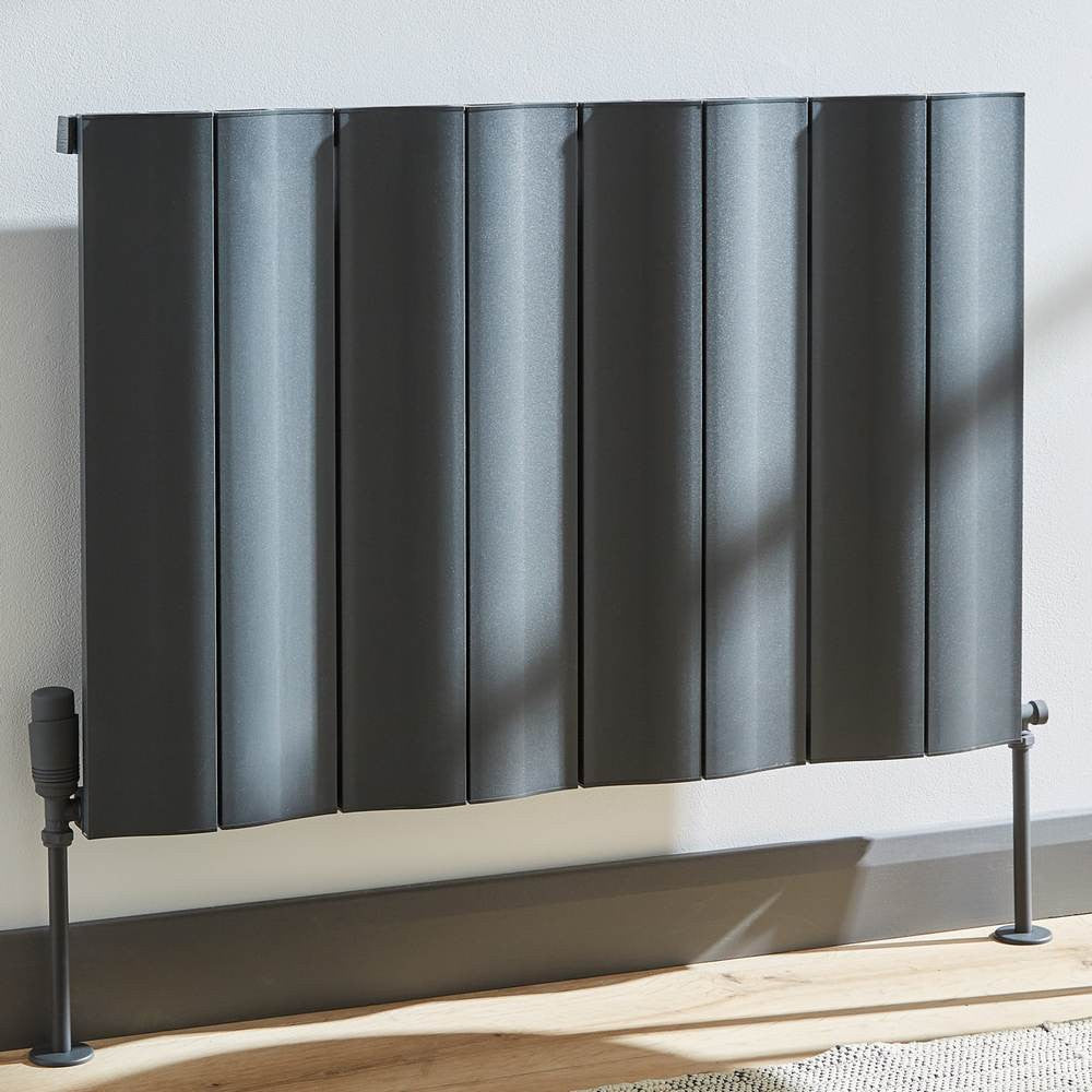 Vancouver 575 x 620mm Grey Horizontal Double Panel Radiator