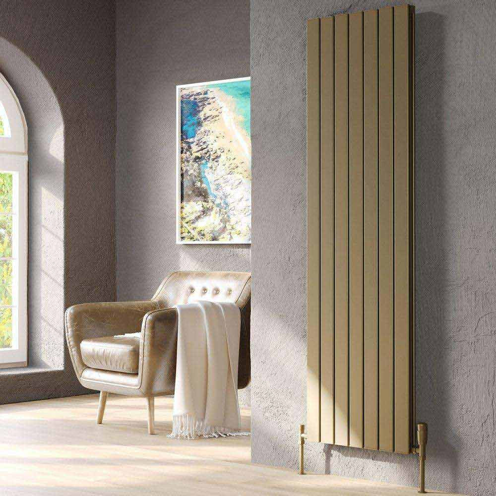 Victoria 1775 x 588mm Bronze Double Panel Vertical Radiator