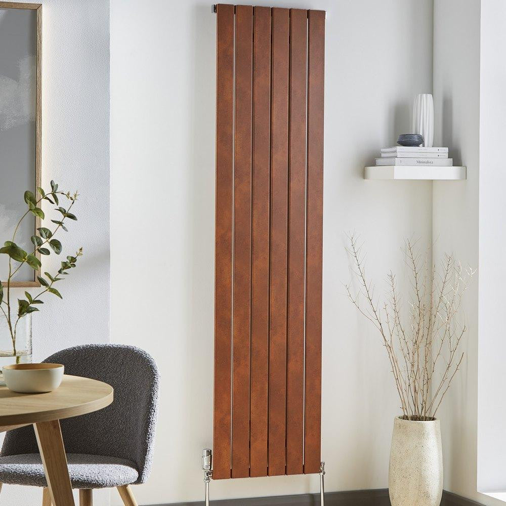 Victoria 1775 x 366mm Copper Double Panel Vertical Radiator