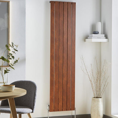 Victoria 1775 x 366mm Copper Single Panel Vertical Radiator