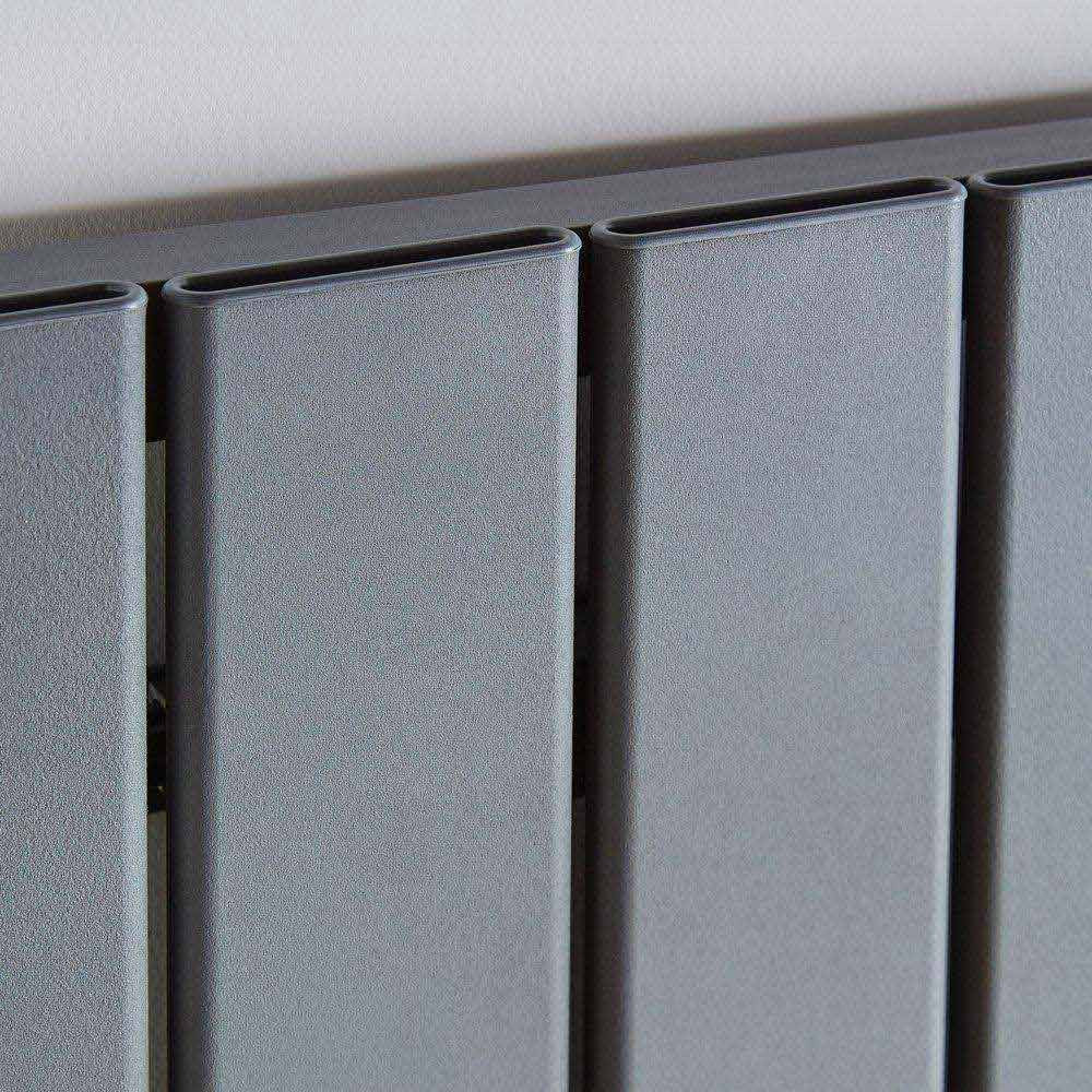 Victoria 1775 x 514mm Grey Single Panel Vertical Radiator