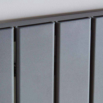 Victoria 1775 x 218mm Grey Single Panel Vertical Radiator