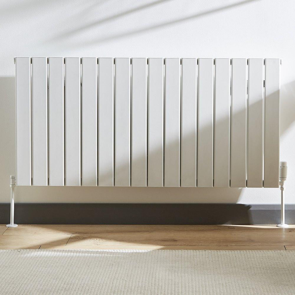 Victoria 575 x 1180mm White Single Panel Horizontal Radiator