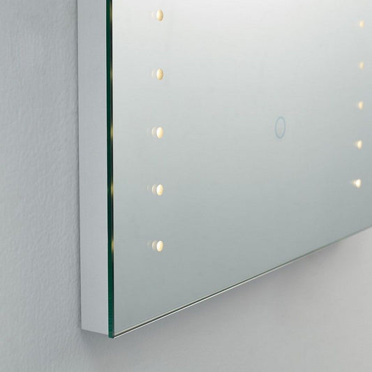 Lechlade 500x700mm LED Dotted Vertical Duo strip