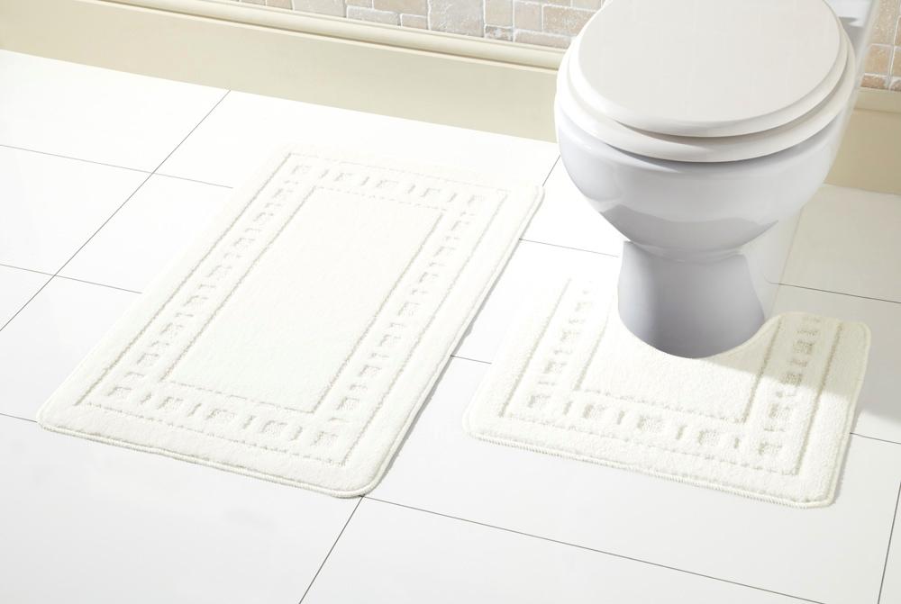 Miami Bath Mat Set Luxurious Ultra-Absorbent Non-Slip Bathroom Rugs with Multiple Color Options Perfect for Home Hotel or Guesthouse by OLIVIA ROCCO