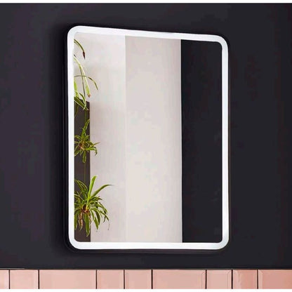 Nero Square 500mm x 700mm LED Mirror