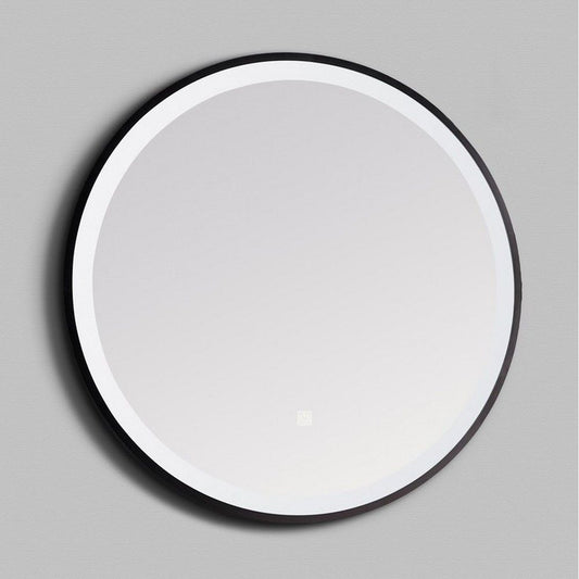 Espejo LED circular redondo de 600 mm Nero