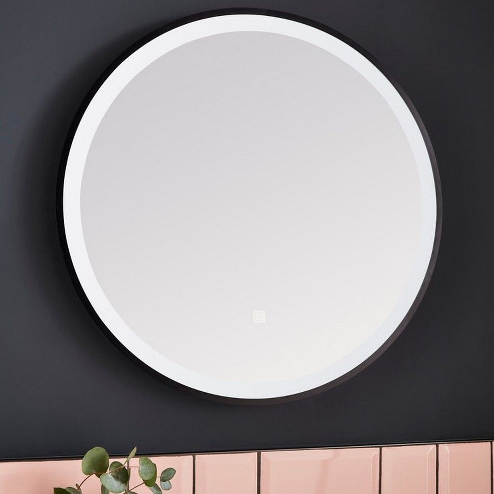 Nero Round 600mm Circular LED Mirror