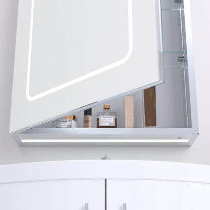 Armoire à miroir fin - Charnière à gauche