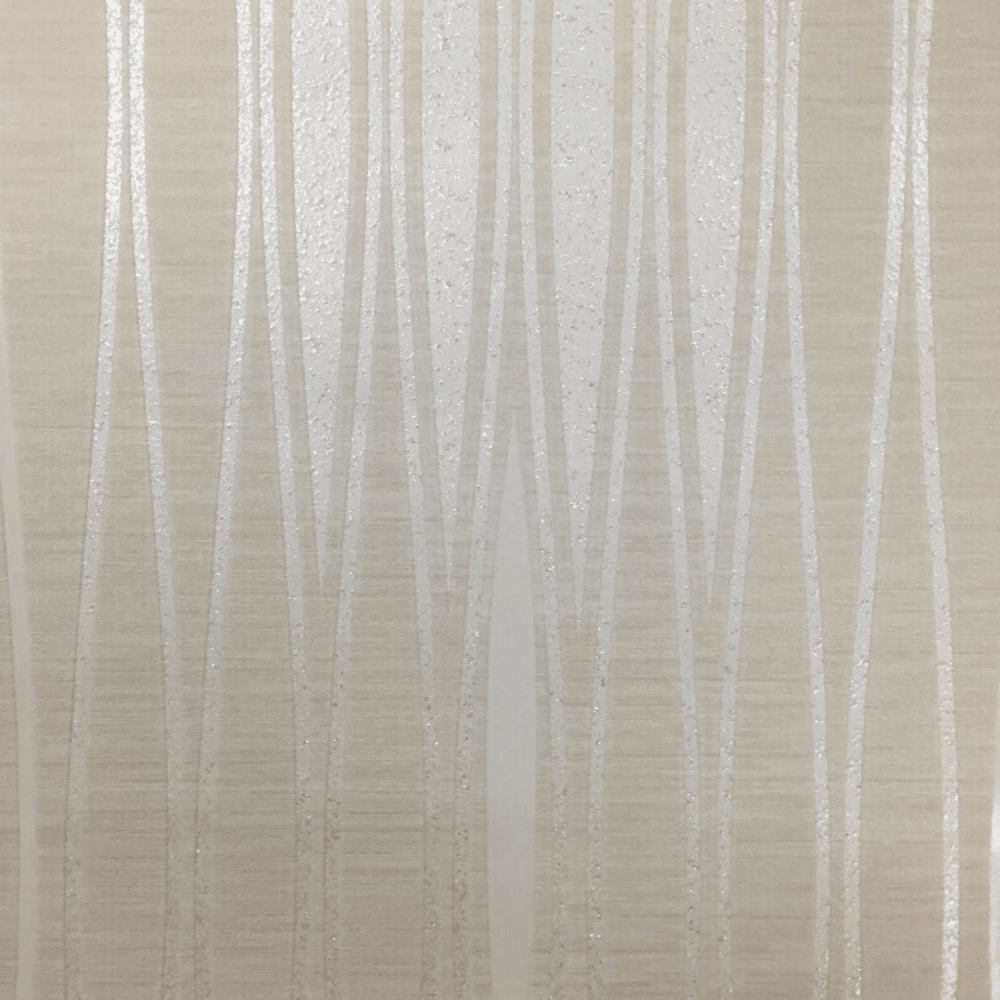 Muriva Blake Wave Cream & Silver Wallpaper (178102)