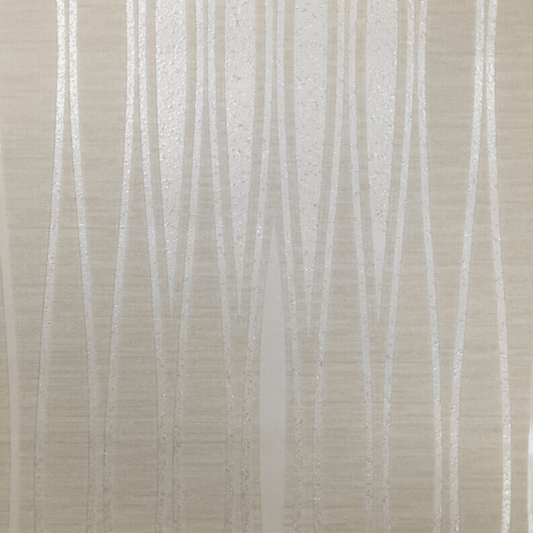 Muriva Blake Wave Cream & Silver Wallpaper (178102)