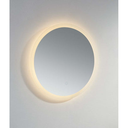 Oaksey 600mm Round Mirror - Frosted Edge