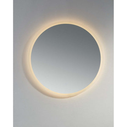 Oaksey 800mm Round Mirror - Frosted Edge