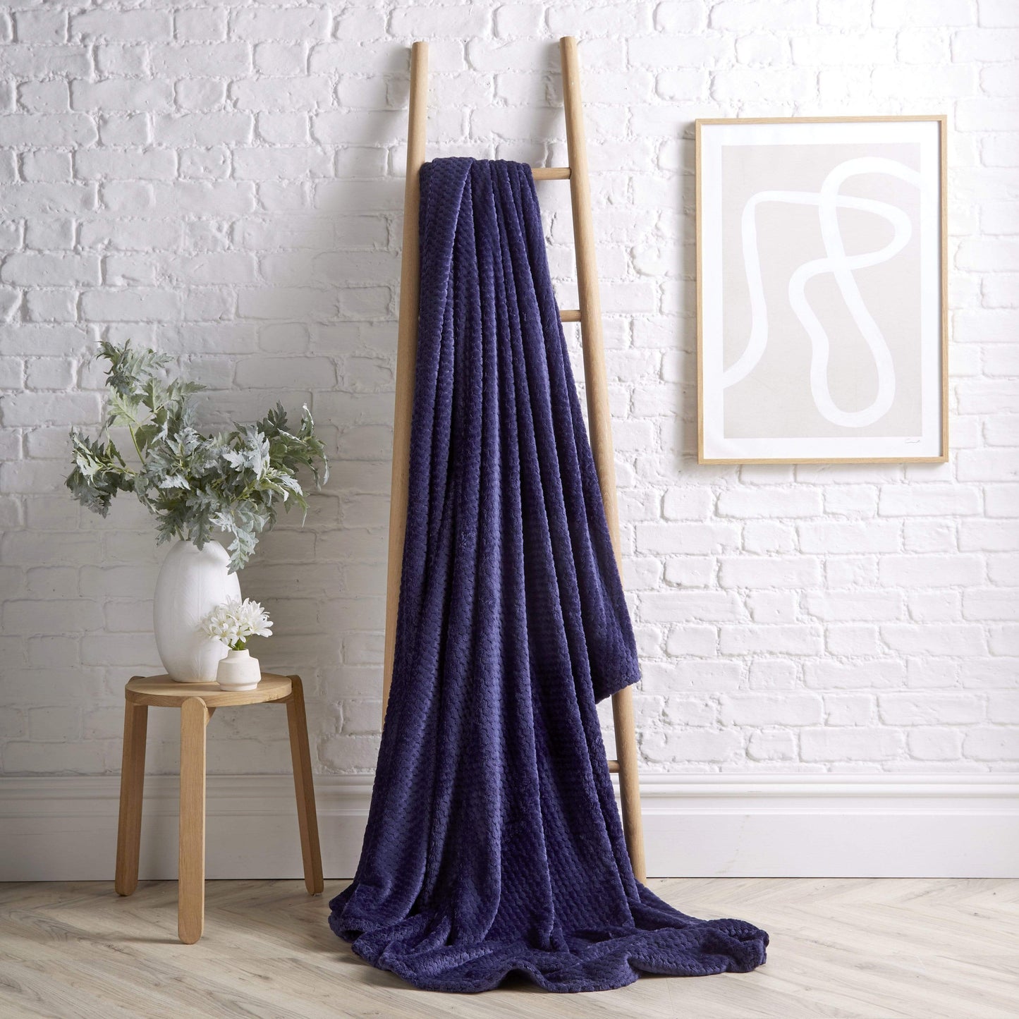 Oversized Chunky Soft Fleece Blanket Cloud Throw Faux Fur Polyester Blend Warm Stylish Home Decor Double King Beds Sofas by OLIVIA ROCCO