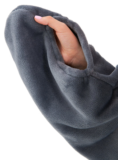 Oversized Shark Animal Wearable Blanket Hoodie Soft Fleece Hooded Blanket with Sleeves Warm Winter Loungewear by OLIVIA ROCCO