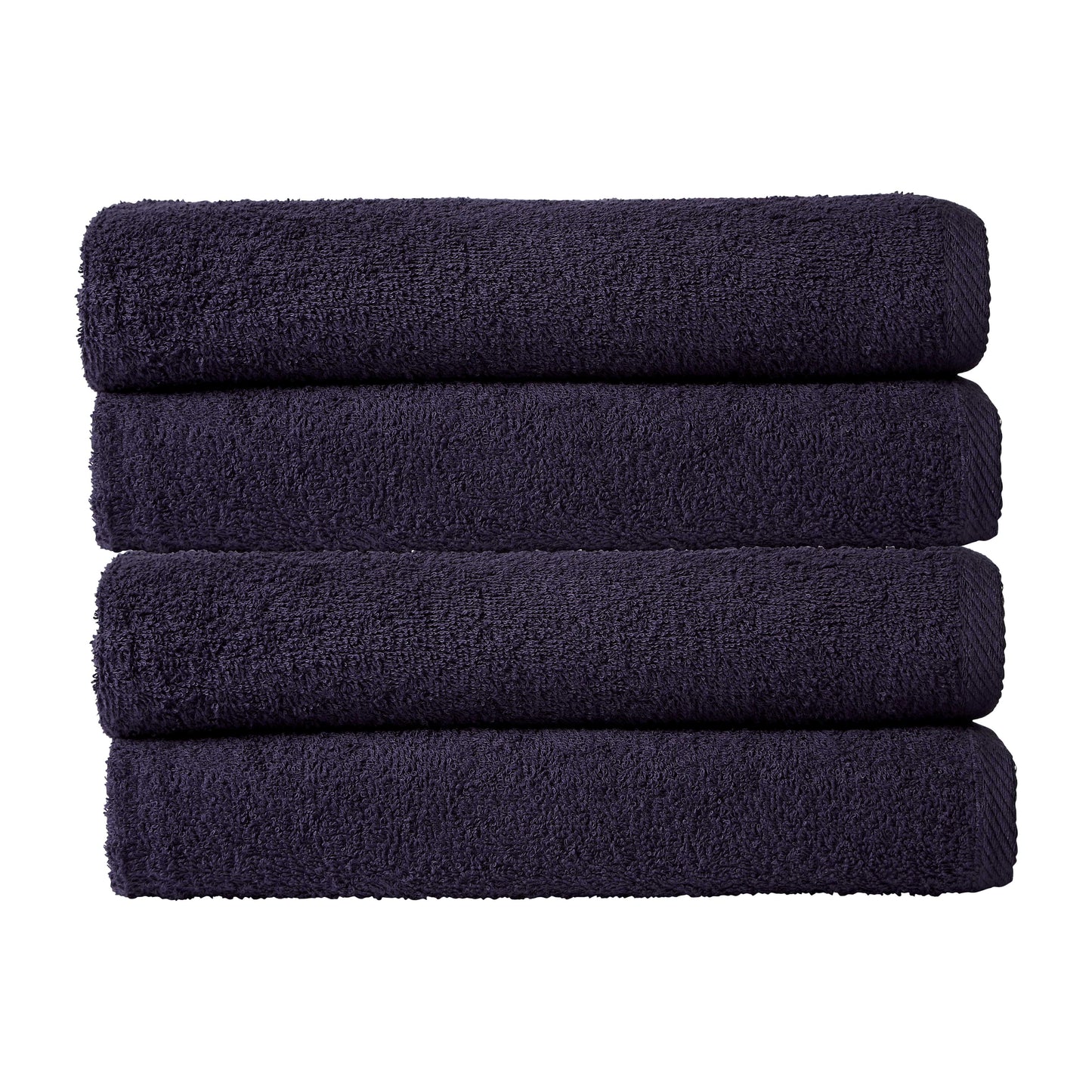 Pack of 4 Large Quick-Drying Lightweight Easycare Indus Valley Cotton Bath Sheets 80x140cm for Home Travel Gym Holidays Multiple Colours by OLIVIA ROCCO