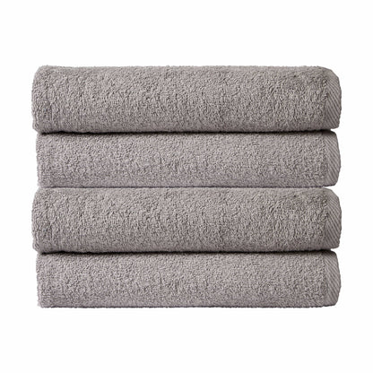 Pack of 4 Large Quick-Drying Lightweight Easycare Indus Valley Cotton Bath Sheets 80x140cm for Home Travel Gym Holidays Multiple Colours by OLIVIA ROCCO