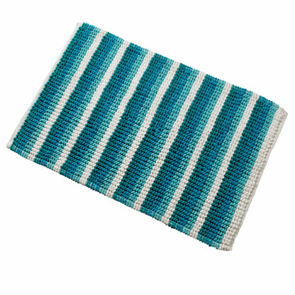 Padstow Super Soft Absorbent Stripe Bathmat 50 x 80 cm Quick-Drying Anti-Slip Durable Bathroom Accessory by OLIVIA ROCCO