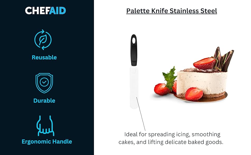 Chef Aid Stainless Steel Palette Knife