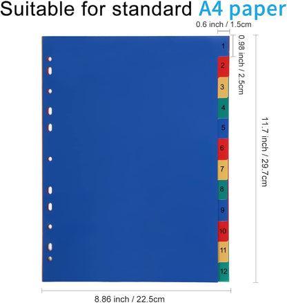 Anker Stat A4 Page Dividers Pack 12