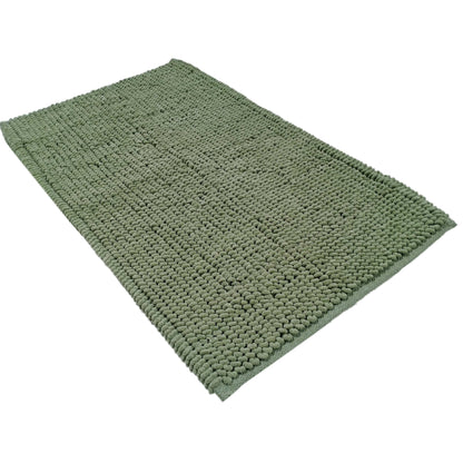 Pebbles Micro Bobble Eco-Friendly Pure Indian Cotton Hand-Woven Bath Mat with Knitted Design for Comfort and Durability by OLIVIA ROCCO