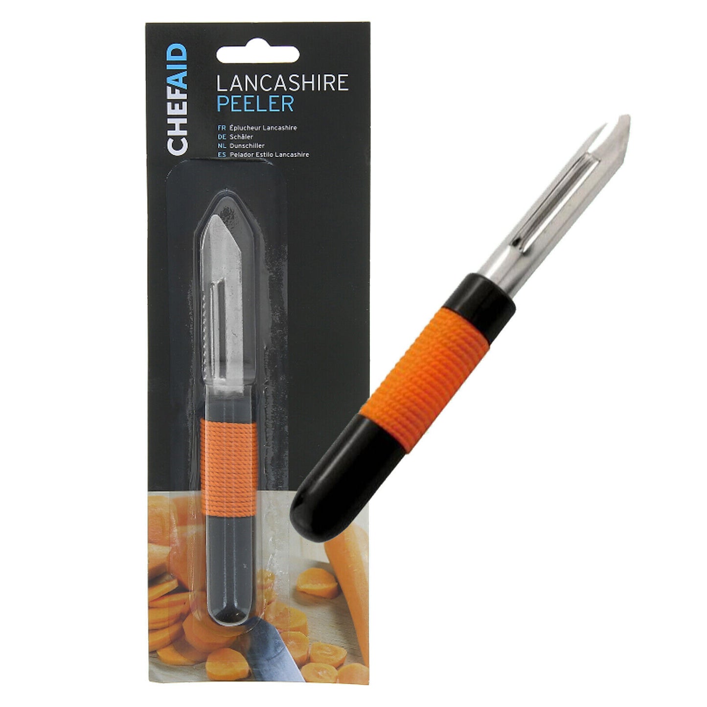 Chef Aid Lancs Peeler with Wooden Handle