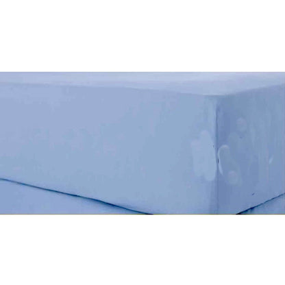 Percale Super Soft Fitted Sheet 180 TC Indus Valley Cotton Linen Durable Comfortable Bedding Multiple Sizes and Colours by OLIVIA ROCCO