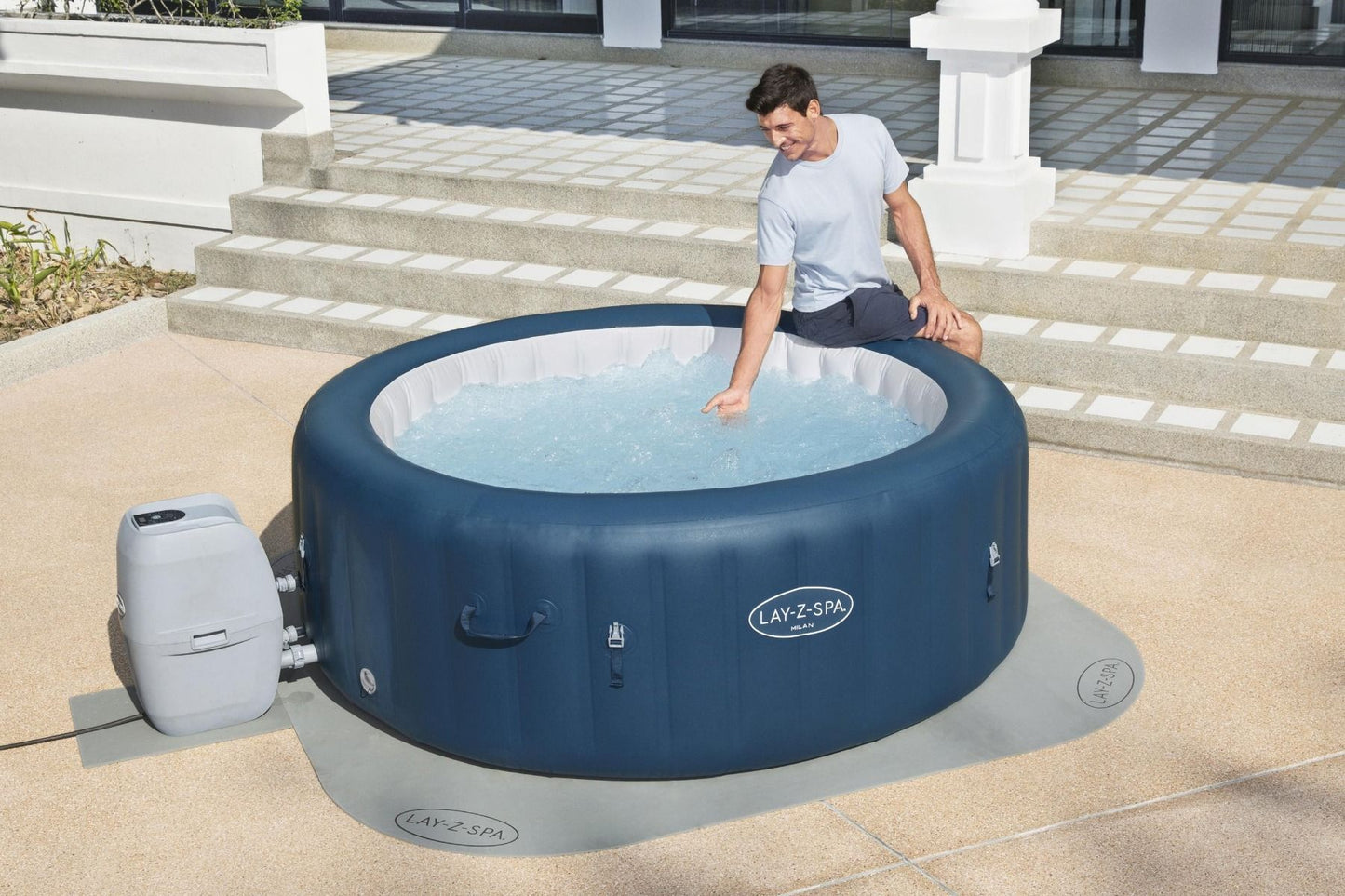 Protector de suelo de piscina Lay-Z-Spa