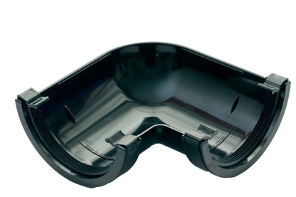 Pipelife Mini Canalón de Flujo Ángulo de 90° Negro