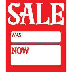 Hi-Glo Sale Cards (Pack of 40)