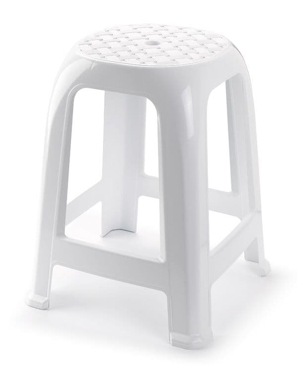 Plasticforte White Stool