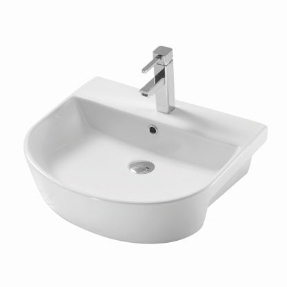 Kameo Semi recessed 1TH Basin