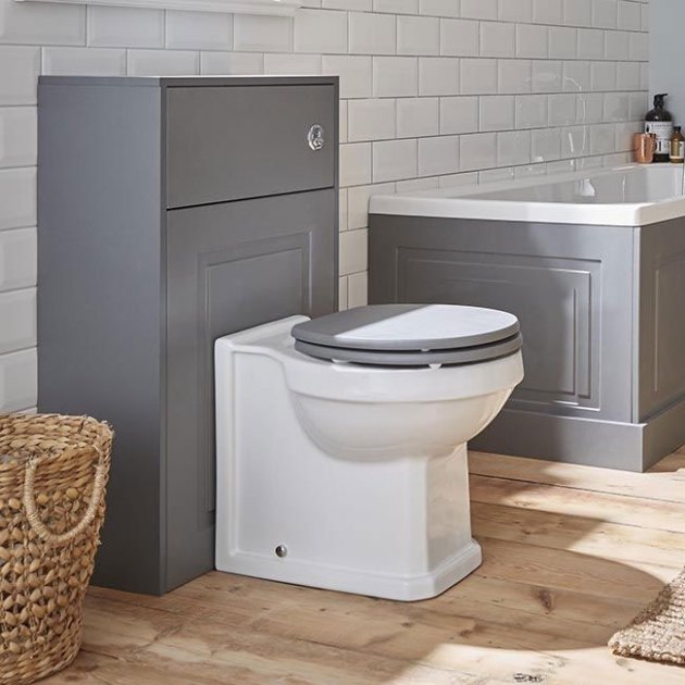 Meuble WC Astley 500 mm Gris Mat