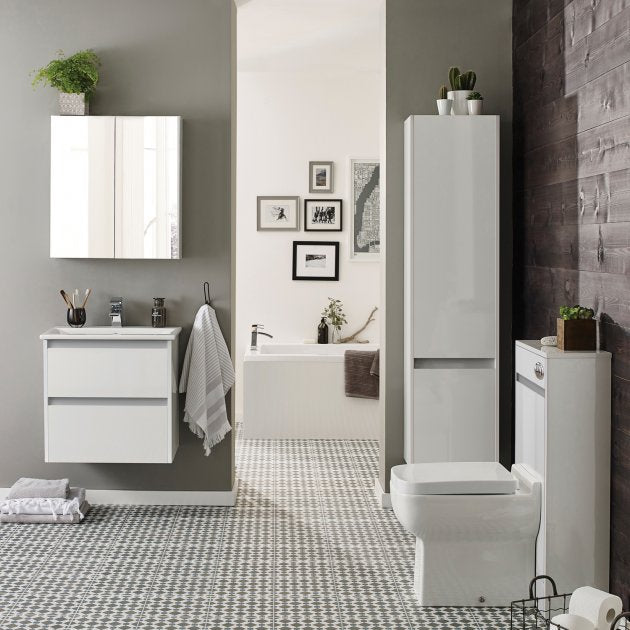 Meuble WC City Blanc