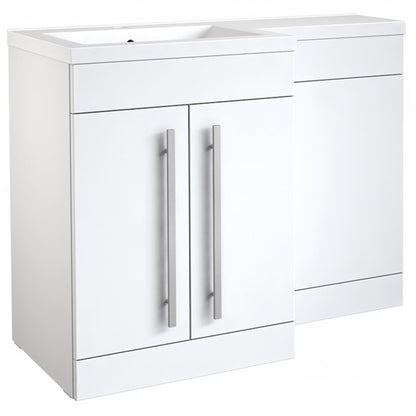 Meuble WC Matrix 500 mm Blanc Brillant