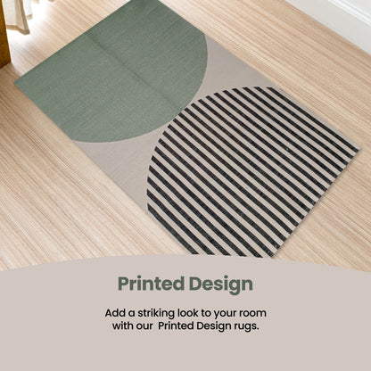 Printed Rug Amphi Design Modern Non-Slip Soft Durable Floor Rug for Living Room Bedroom Office by OLIVIA ROCCO