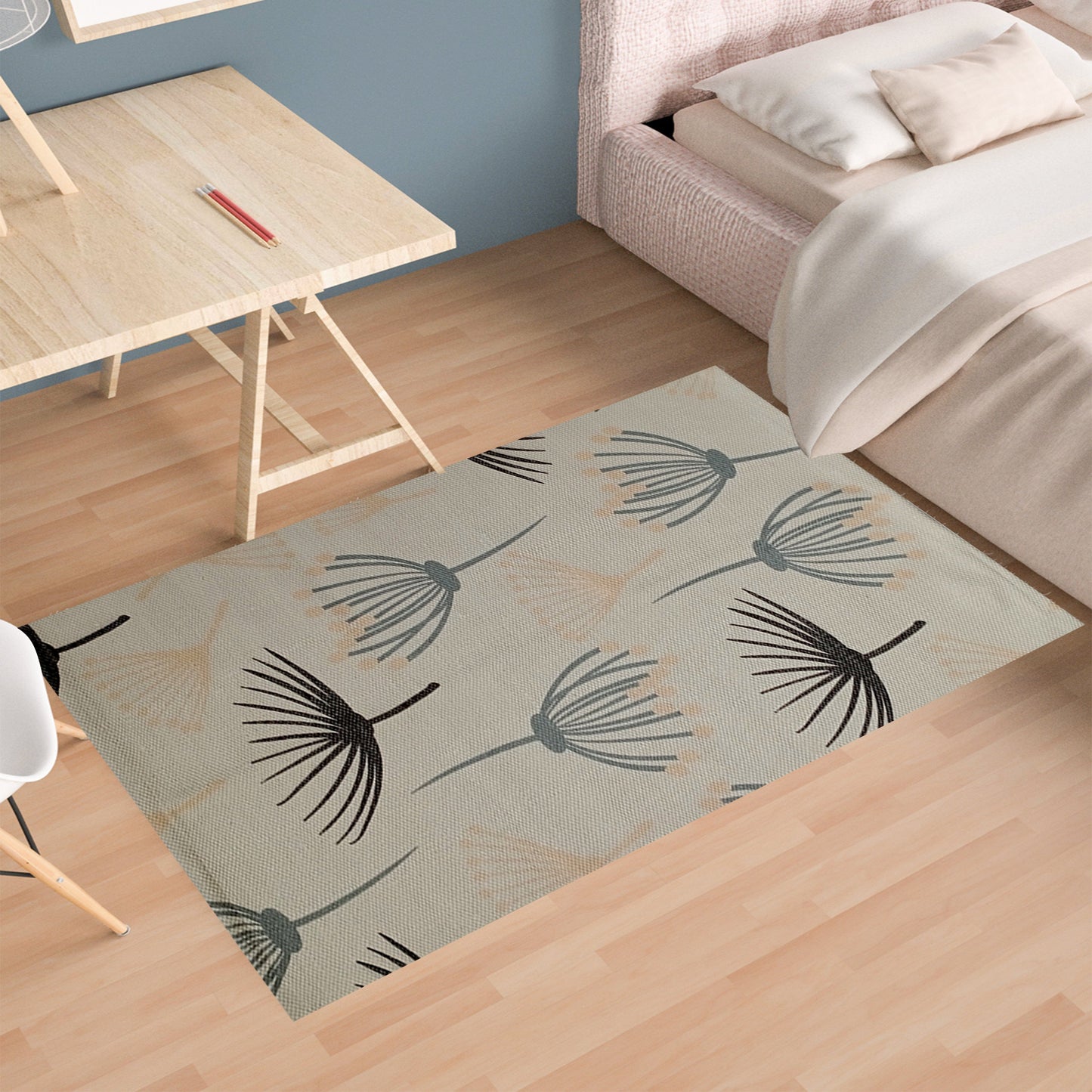 Printed Rug Nina Design Modern Non-Slip Soft Durable Floor Rug for Living Room Bedroom Office by OLIVIA ROCCO