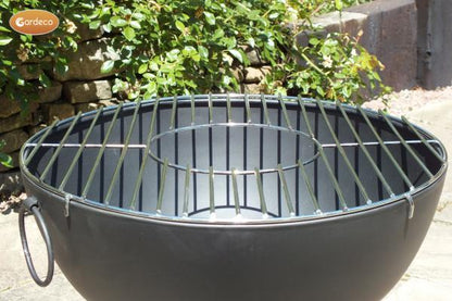 Gardeco Black Steel Fire Bowl 70cm