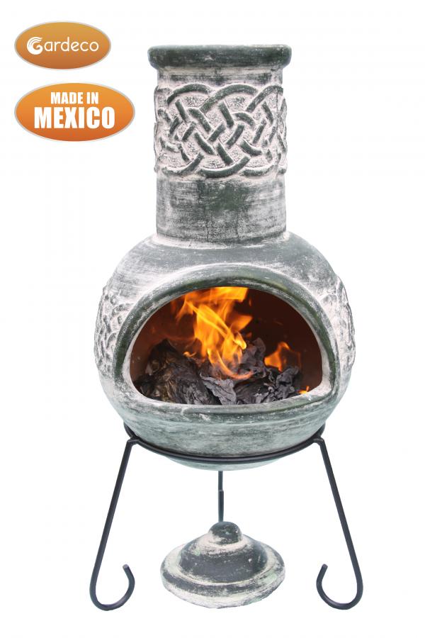 Gardeco Mexican Chimenea Celtic Theme