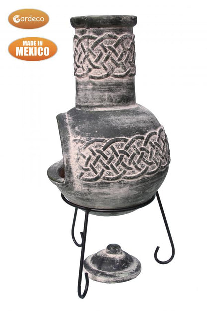 Gardeco Mexican Chimenea Celtic Theme