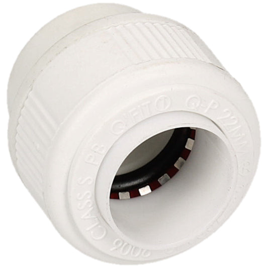 Whitespeed Push-Fit Stop End 22mm Pack 10