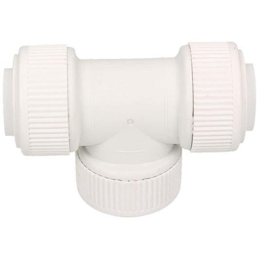 Whitespeed Push-Fit Equal Tee 22mm 5pk