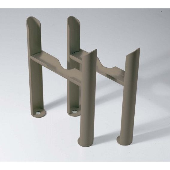 3 column Insertable Feet (pair) Raw Metal