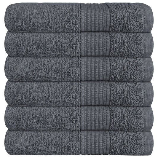 Rhodes Towel Grey 100% Cotton Hotel Quality Soft Super Absorbent Hand Bath Towels, Sheets & Face Cloths by OLIVIA ROCCO